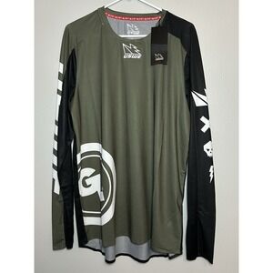USWE Kalk Off-Road Jersey Green Black Large NWT Moto Riding Bicycle Sports